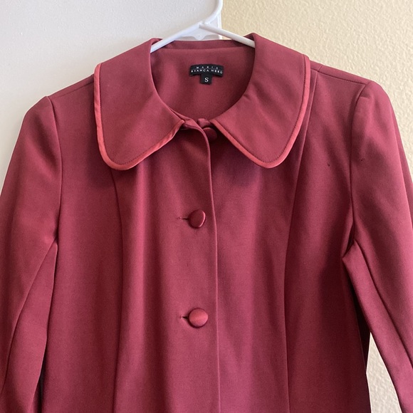 Pink dressy long coat - Picture 2 of 5